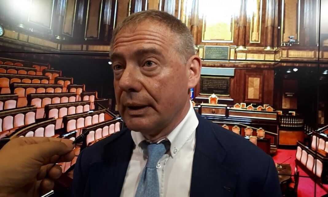 Adolfo Urso, senatore di Fratelli d'Italia.