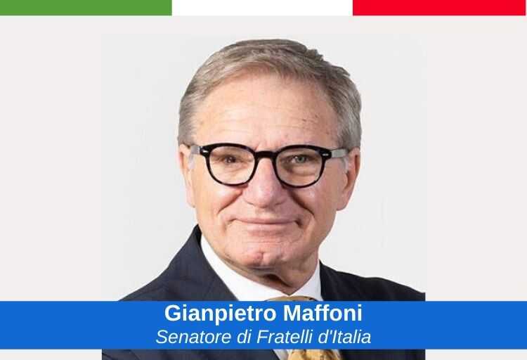 senatore di Fratelli d'Italia e sindaco di Orzonuovi, Gianpietro Maffoni