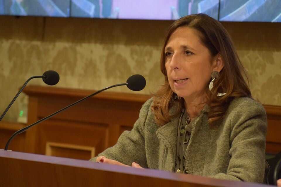 Isabella Rauti, senatrice di Fratelli d'Italia e responsabile del Dipartimento Pari opportunità, famiglie e valori non negoziabili.