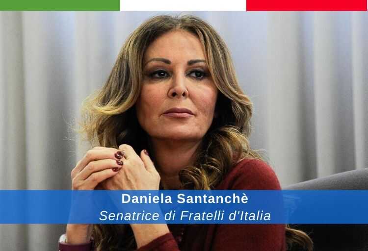senatrice di Fratelli d'Italia, Daniela Santanchè.