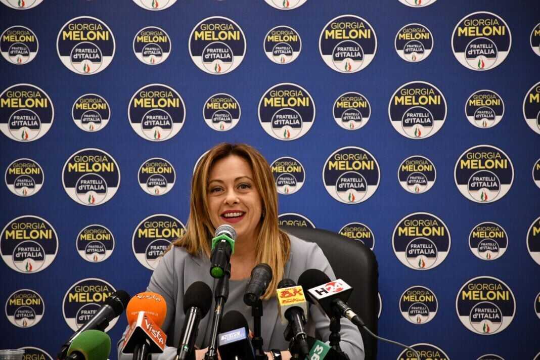 Giorgia Meloni, presidente di Fratelli d’Italia