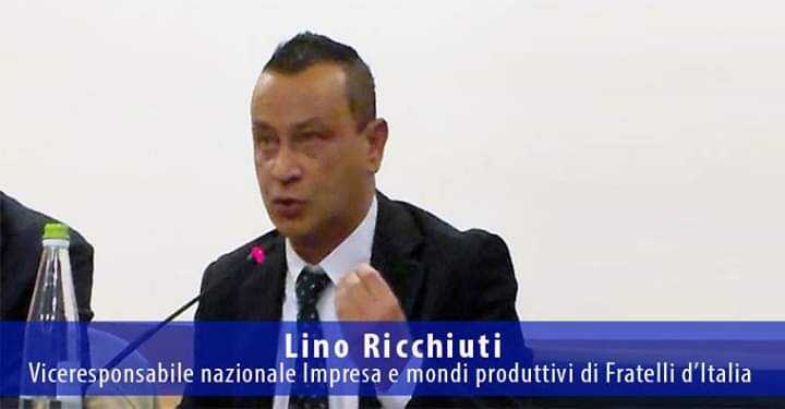 Lino Ricchiuti, viceresponsabile nazionale Imprese e mondi produttivi di Fratelli d'Italia.