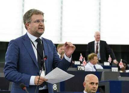 Carlo Fidanza, capodelegazione di Fratelli d’Italia al Parlamento Europeo.
