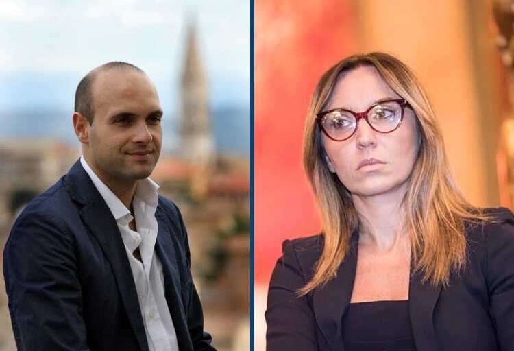 Emanuele Prisco ed Ylenja Lucaselli, deputati di Fratelli d’Italia