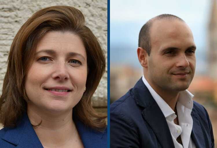 Carolina Varchi ed Emanuele Prisco, i capigruppo di Fratelli d’Italia nelle commissioni Giustizia e Affari costituzionali