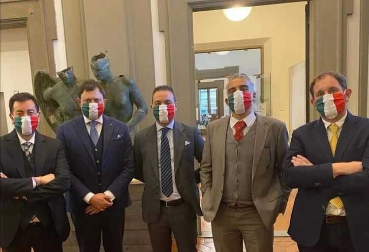 Gruppo Consiglio regionale di Fratelli d'Italia in Toscana: Torselli, Fantozzi, Capecchi, Petrucci e Veneri
