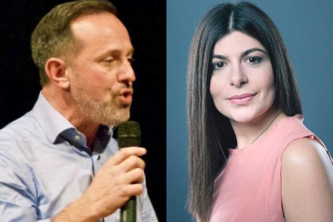 Giancarlo Righini e Chiara Colosimo, consiglieri Regionale del Lazio di Fratelli d'Italia.