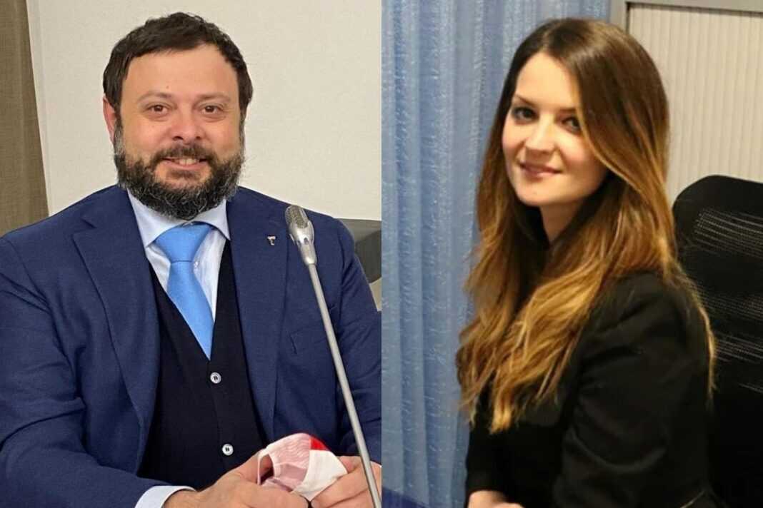 Vittorio Fantozzi, Consigliere regionale di Fratelli d’Italia e Claudia Bonuccelli, rappresentante di Fratelli d’Italia di Camaiore.