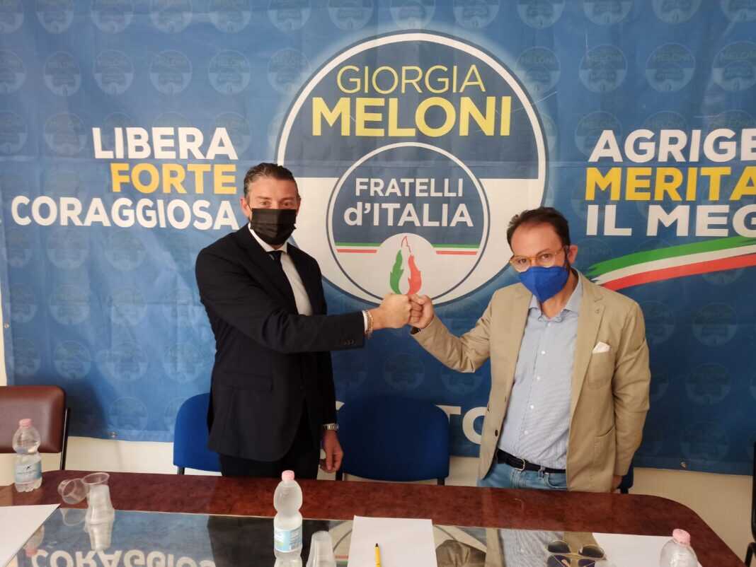 Calogero Pisano, Commissario di Fratelli d’Italia per Agrigento e Rino Lattuca, candidato Sindaco di Porto Empedocle.