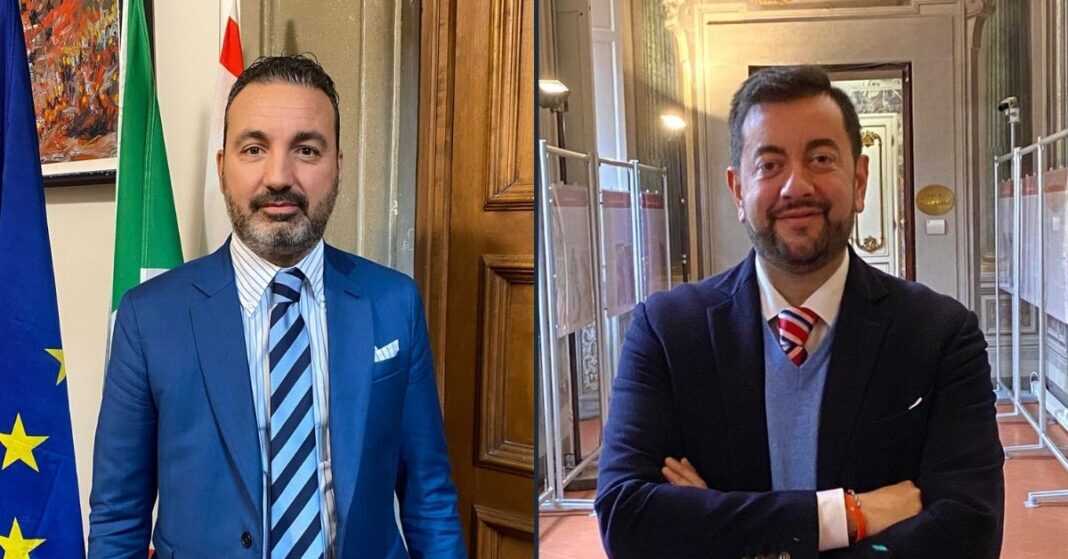 Alessandro Capecchi e Francesco Torselli, consiglieri regionali di Fratelli d'Italia.