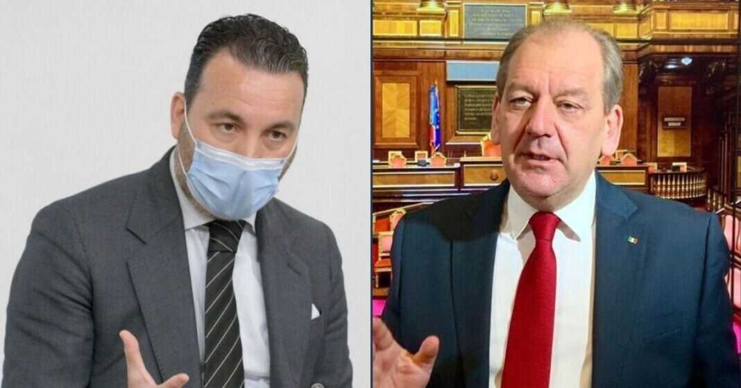 Alessandro Capecchi, Consigliere regionale di Fratelli d’Italia e Patrizio La Pietra, senatore di Fratelli d'Italia.