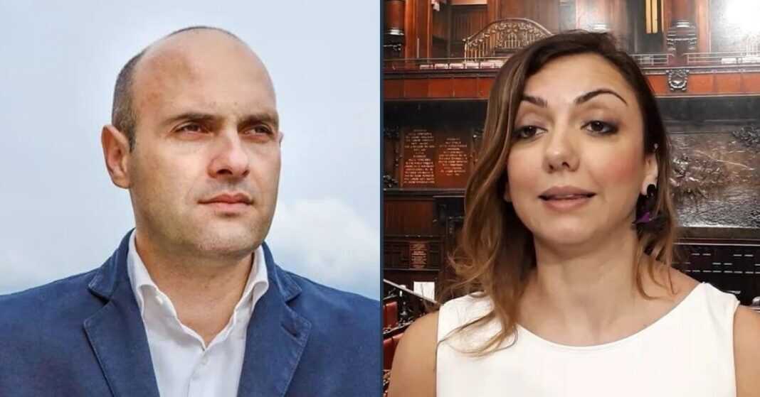 Emanuele Prisco e Augusta Montaruli, deputati di Fratelli d'Italia.