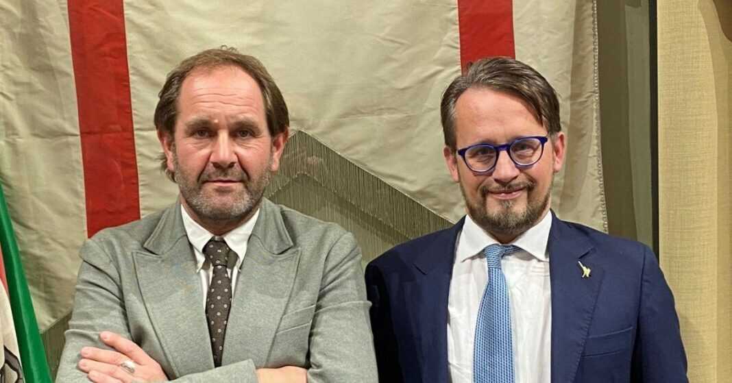 Gabriele Veneri, Consigliere regionale di Fratelli d’Italia e Marco Casucci, vicepresidente del Consiglio regionale della Lega.