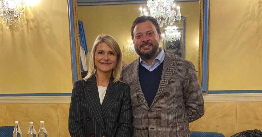 Anna Maria Frigo, Consigliere comunale di Bagni di Lucca di Fratelli d'Italia e Vittorio Fantozzi, Consigliere regionale di Fratelli d'Italia.