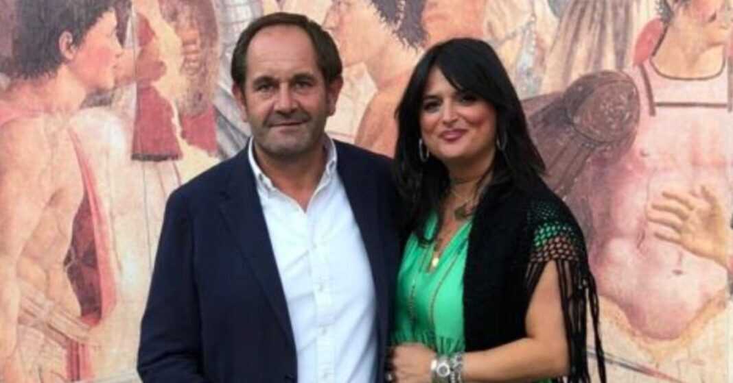 Gabriele Veneri, consigliere regionale di Fratelli d’Italia e Laura Chieli, consigliera comunale di Sansepolcro e consigliera provinciale di Fratelli d'Italia.