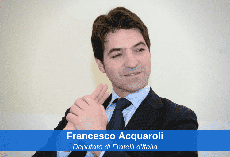 Francesco Acquaroli, deputato di Fratelli d'Italia