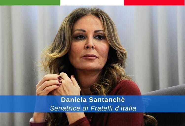 senatrice di Fratelli d'Italia, Daniela Santanchè.