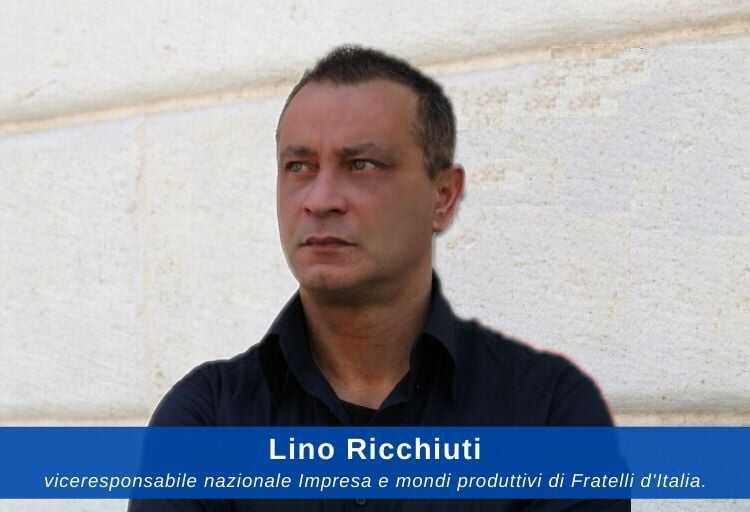 Lino Ricchiuti, viceresponsabile nazionale Impresa e mondi produttivi di Fratelli d'Italia
