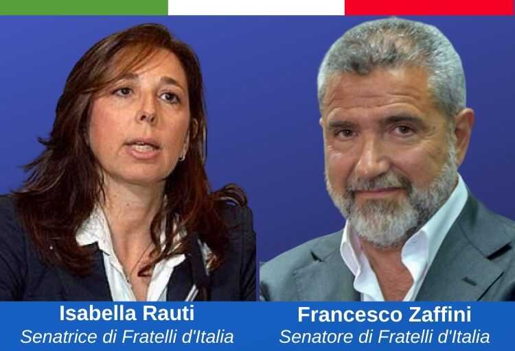 senatori di Fratelli d'Italia, Isabella Rauti, responsabile del dipartimento di Fratelli d'Italia 