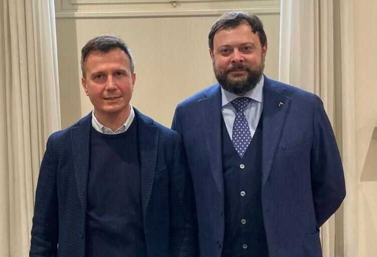 Vittorio Fantozzi, vice-capogruppo FdI in Consiglio regionale, e Marco Martinelli, capogruppo FdI in Consiglio comunale a Lucca