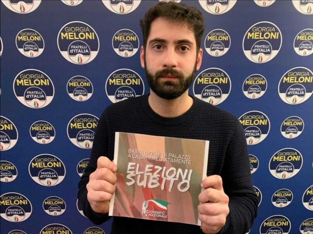 Fabio Roscani, presidente di Gioventù Nazionale, movimento giovanile di Fratelli d’Italia.