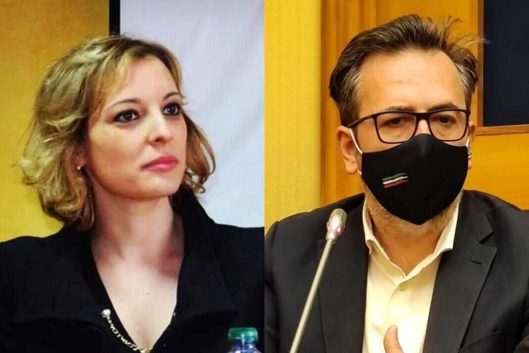 Mariacristina Masi, Consigliere di Fratelli d'Italia del X Municipio e Andrea De Priamo, Capogruppo in Assemblea Capitolina di Fratelli d'Italia.