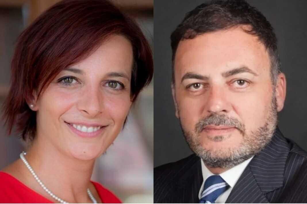 Rachele Silvestri e Massimiliano De Toma, deputati di Fratelli d’Italia.