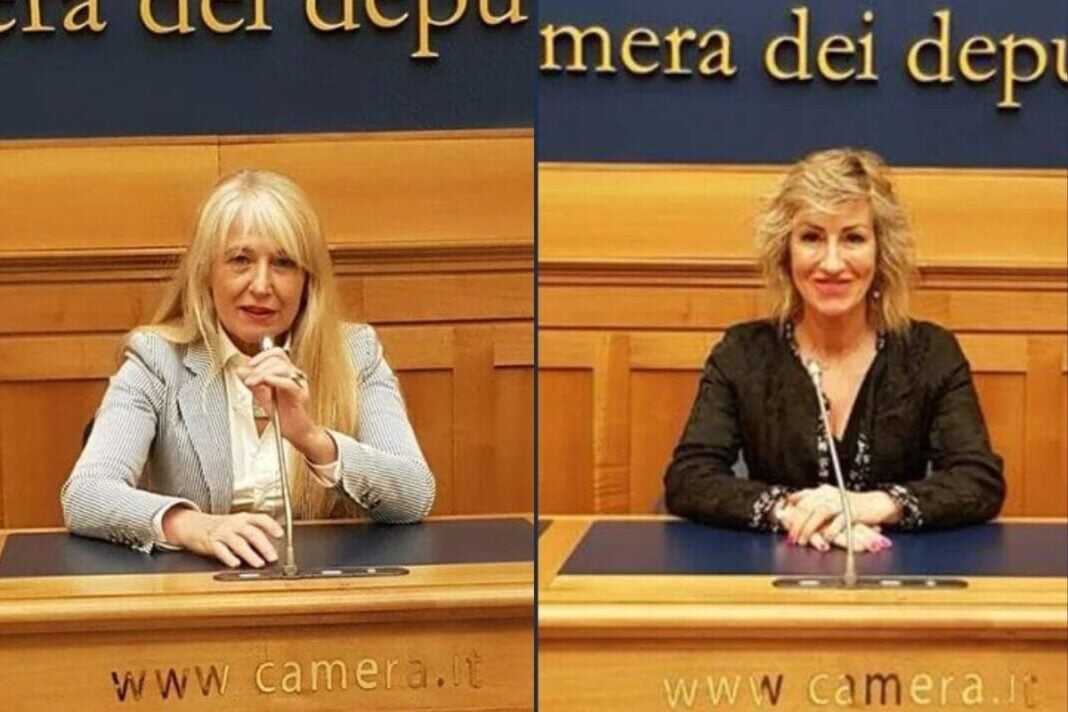 Maria Cristina Caretta e Monica Ciaburro, parlamentari di Fratelli d'Italia.