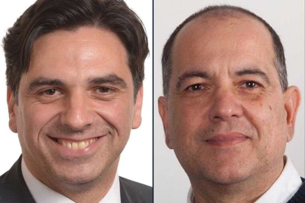 Salvo Pogliese e Giampiero Cannella, coordinatori per la Sicilia orientale e occidentale di Fratelli d’Italia.