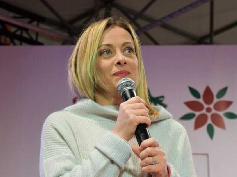 Giorgia Meloni, presidente di Fratelli d’Italia.