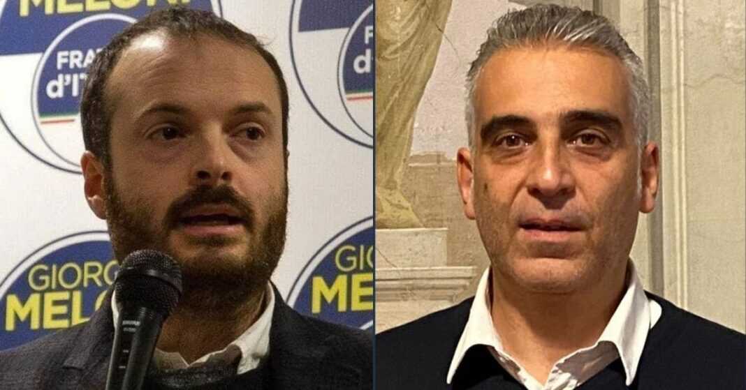 Alessandro Draghi, capogruppo di Fratelli d'Italia in Consiglio comunale a Firenze e Diego Petrucci, Consigliere regionale di Fratelli d’Italia.