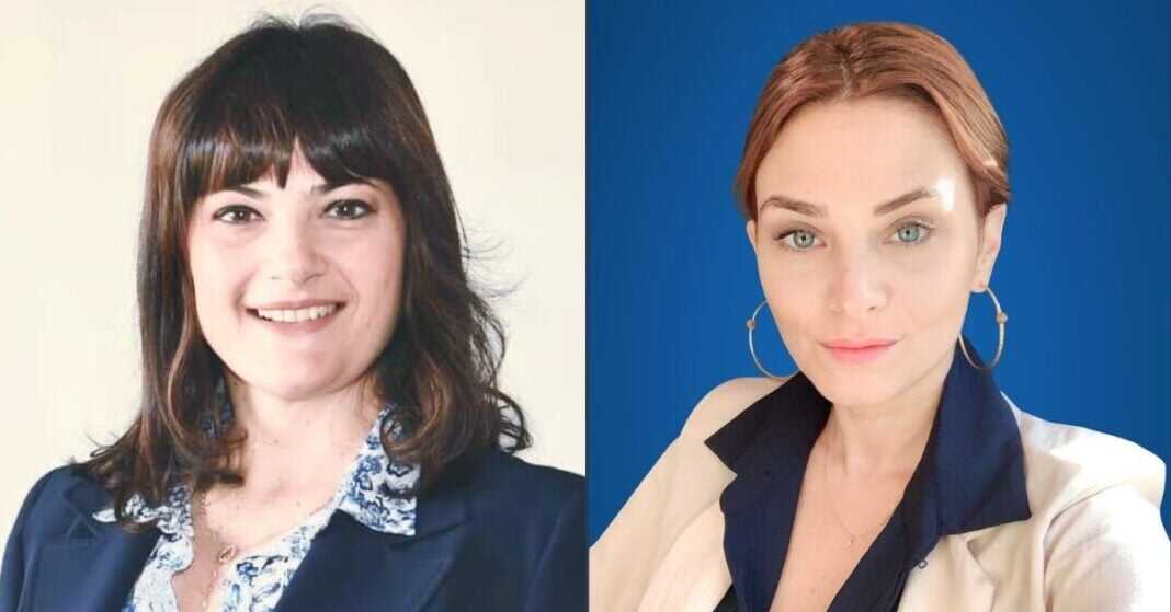 Gabriella Peluso, membro della Direzione Nazionale di Fratelli d'Italia e Vice Responsabile Politiche per il Mezzogiorno e Marta Schifone, responsabile dipartimento Professioni di Fratelli d'Italia.