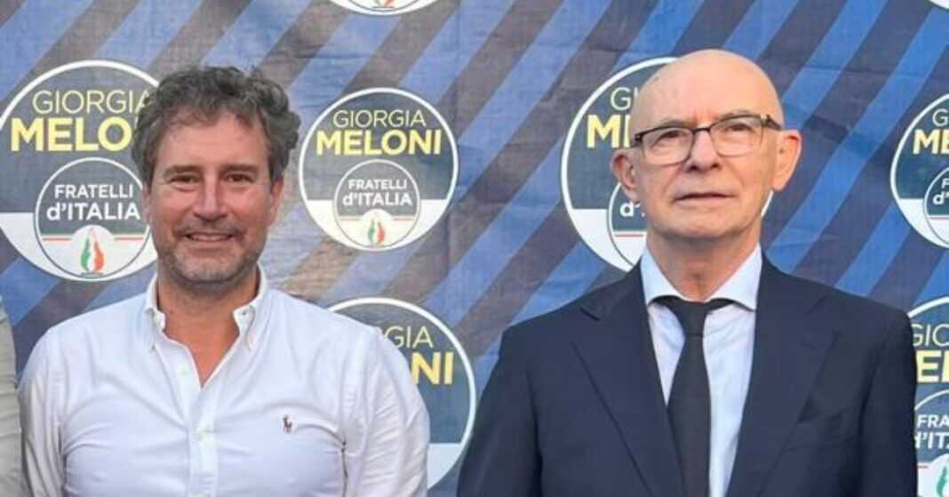 Mario Pardini, il nuovo sindaco di Lucca e Riccardo Zucconi, Deputato Fratelli d'Italia.