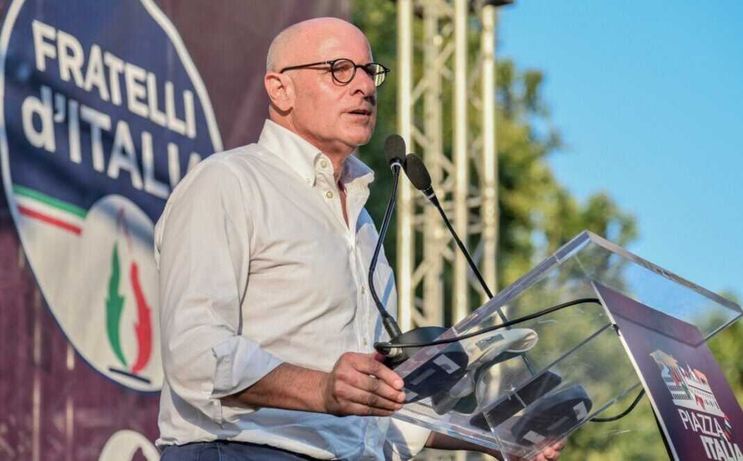 Fabio Rampelli, vicepresidente della Camera dei deputati di Fratelli d’Italia.