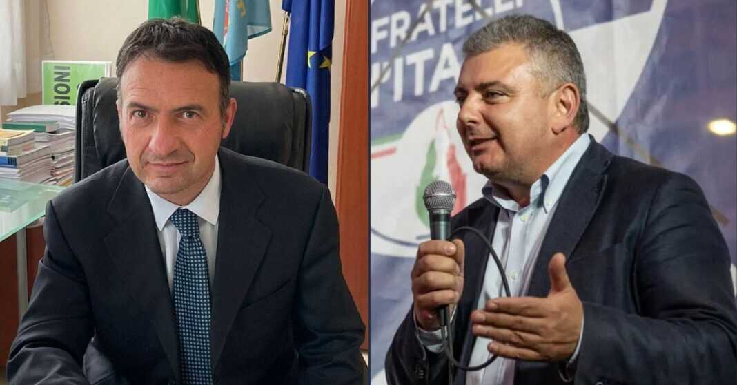 Fabrizio Ghera, capogruppo di Fratelli d'Italia alla Regione Lazio e Massimo Milani, deputato di Fratelli d'Italia e Coordinatore romano.