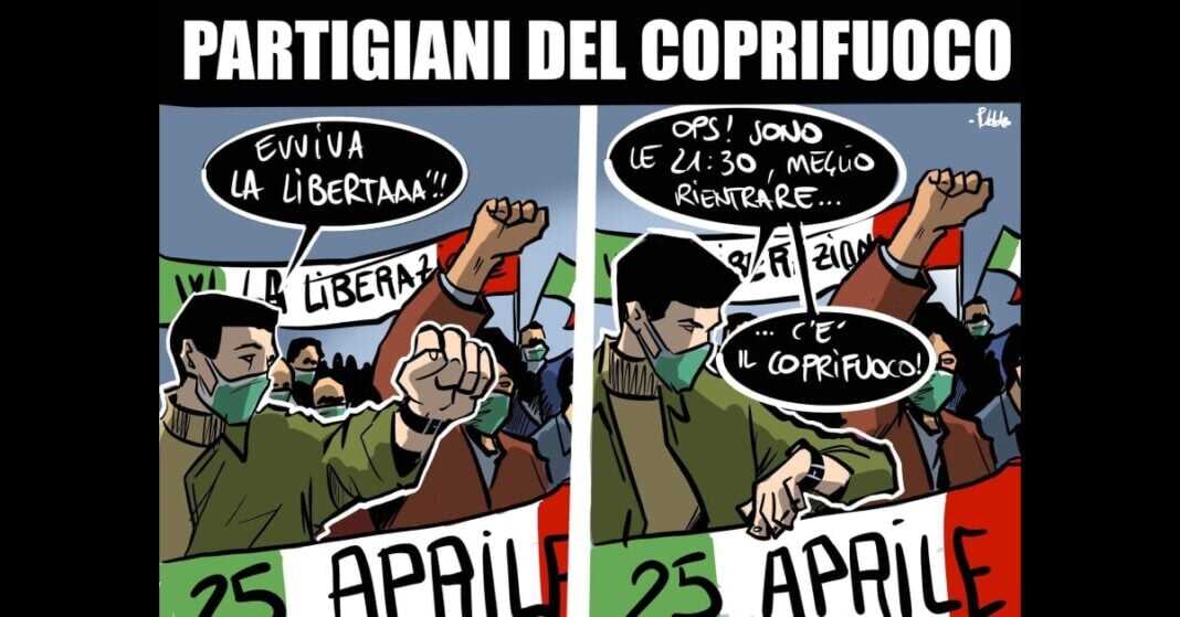 La vignetta satirica di Pubble.