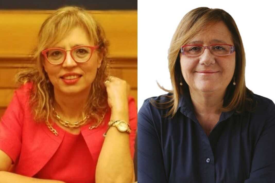 Carmela Ella Bucalo e Paola Frassinetti, deputati di Fratelli d'Italia, rispettivamente responsabile scuola del dipartimento istruzione di FdI e vicepresidente commissione Cultura.