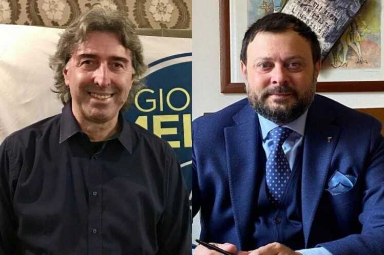 Vittorio Fantozzi, consigliere regionale di Fratelli d’Italia e Marco Dondolini, consigliere comunale di Viareggio di Fratelli d’Italia.